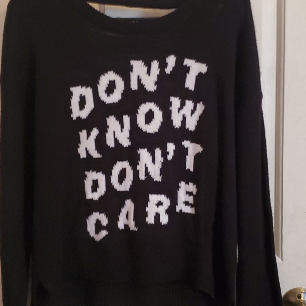 Black sweater